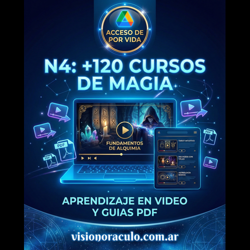 N4: + de 120 CURSOS DIGITALES DE MAGIA Y ESOTERISMO