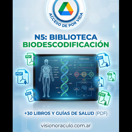 N5: BIBLIOTECA CON + 30 LIBROS Y PDF DE BIODESCODIFICACIÓN