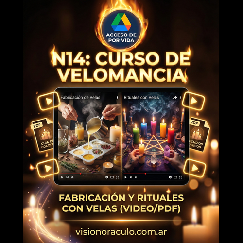 N14: VELOMANCIA, FABRICACION Y MAGIA CON VELAS