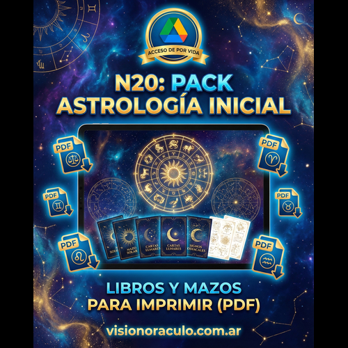 N20: LIBROS Y MAZOS DE ASTROLOGÍA