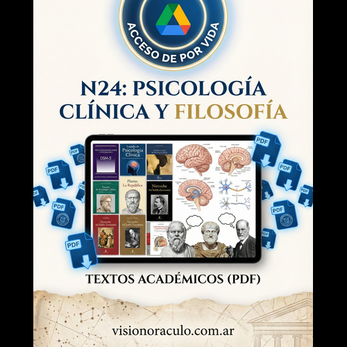 N24: PSICOLOGIA CLINICA Y FILOSOFIA CARPETAS PDFS, WORD, PWP Y MAS