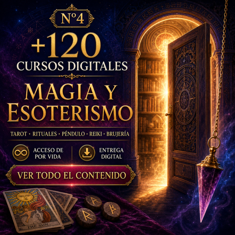 N4: + de 120 CURSOS DIGITALES DE MAGIA Y ESOTERISMO