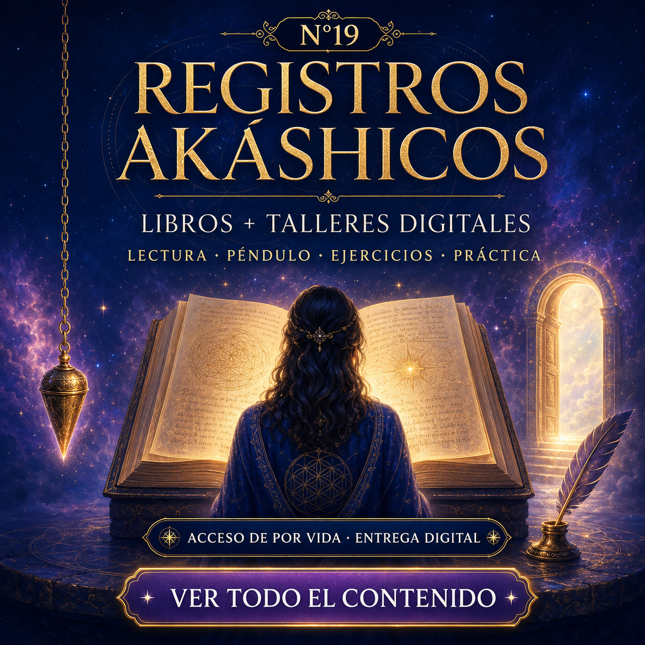 N19: LIBROS, Y TALLERES PARA TRABAJAR CON REGISTROS AKASHICOS