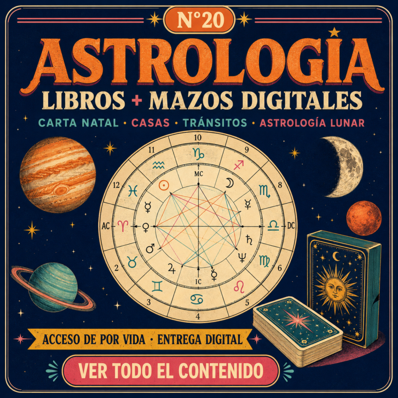 N20: LIBROS Y MAZOS DE ASTROLOGÍA