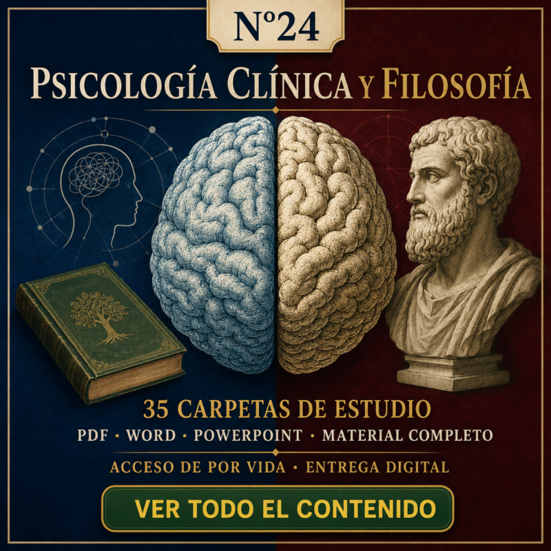 N24: PSICOLOGIA CLINICA Y FILOSOFIA CARPETAS PDFS, WORD, PWP Y MAS