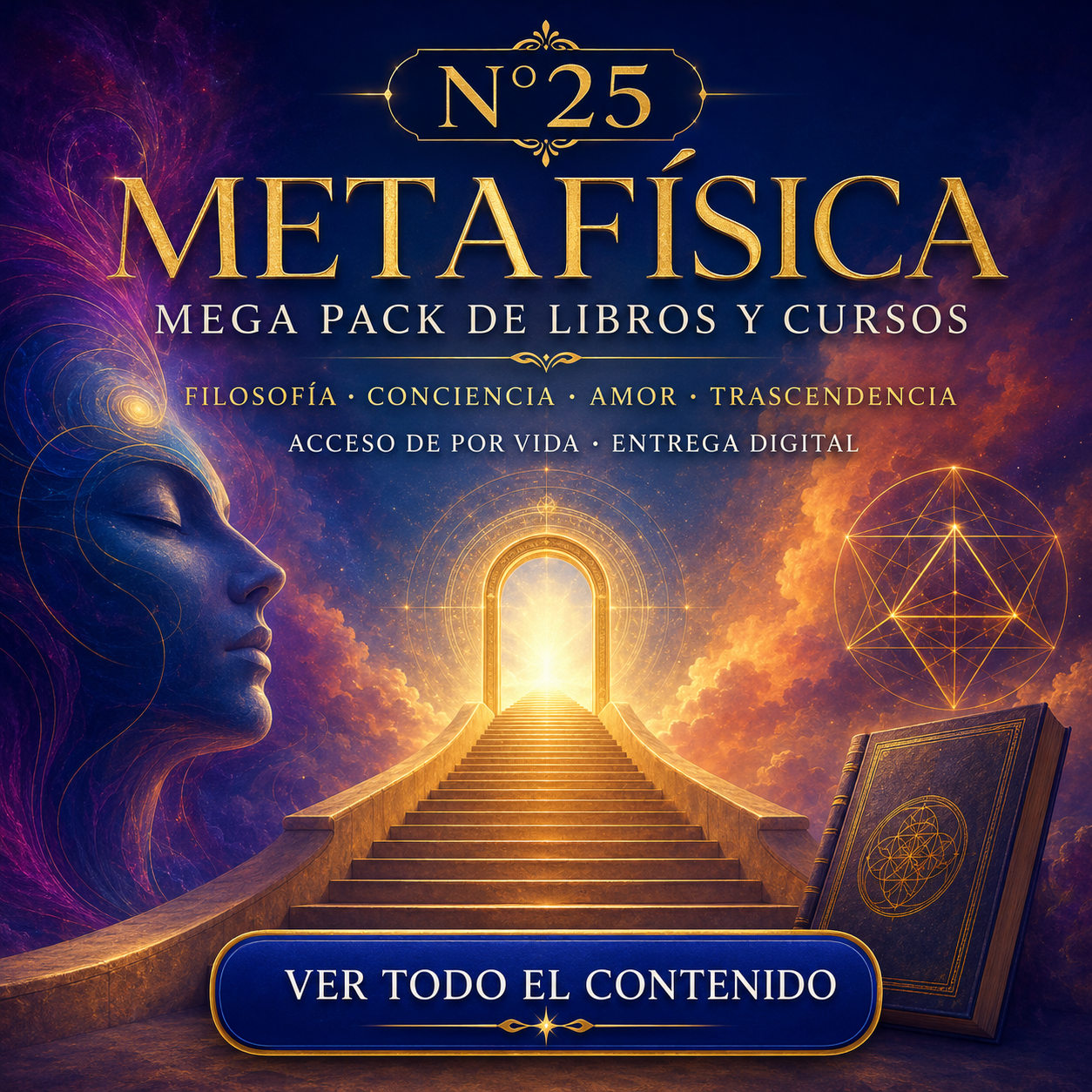 N25: METAFÍSICA, MEGA PACK DE LIBROS EN PDF Y CURSOS