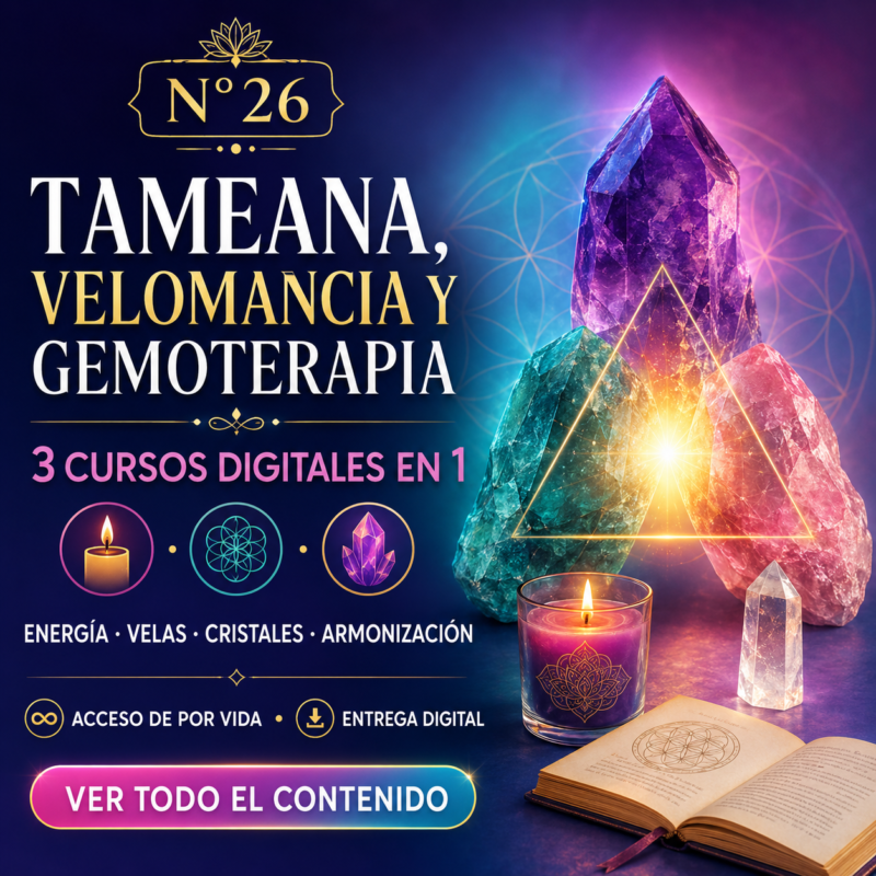 N26: TAMEANA, GEMOTERAPIA Y VELOMANCIA