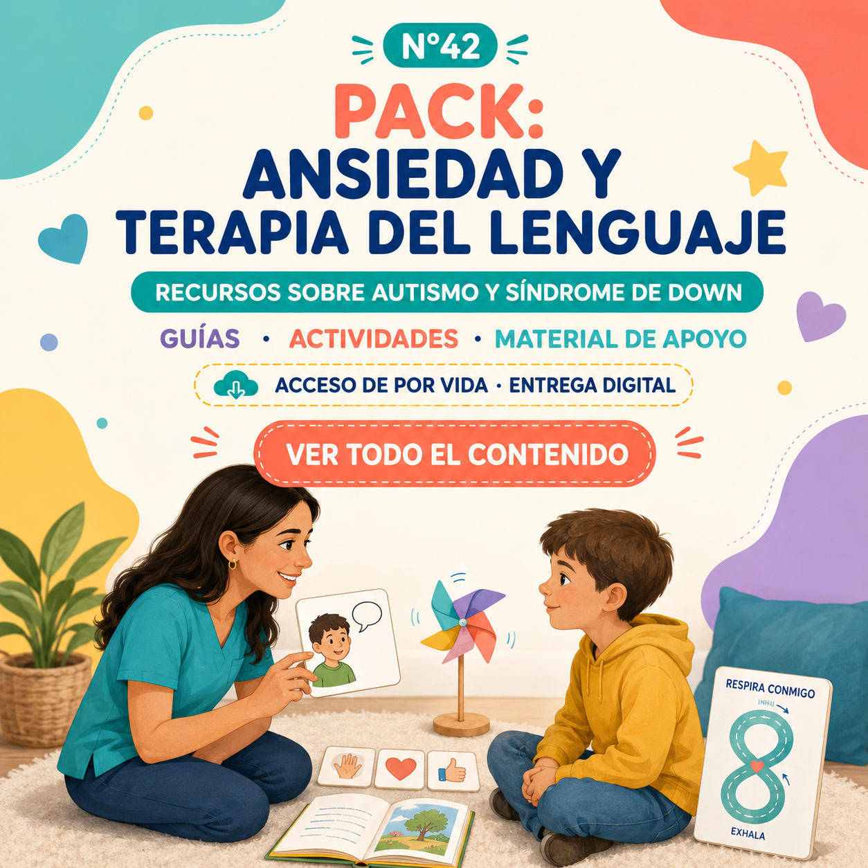 N42: MANEJO DE LA ANSIEDAD TERAPIA DEL LENGUAJE AUTISMO y SÍNDROME DE DOWN